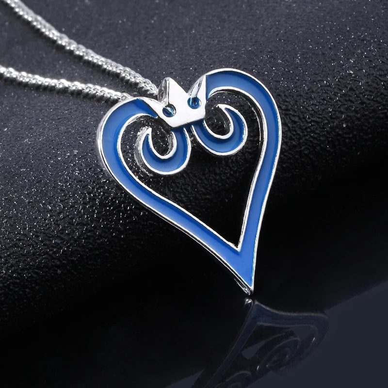 KH Blue Heart necklace